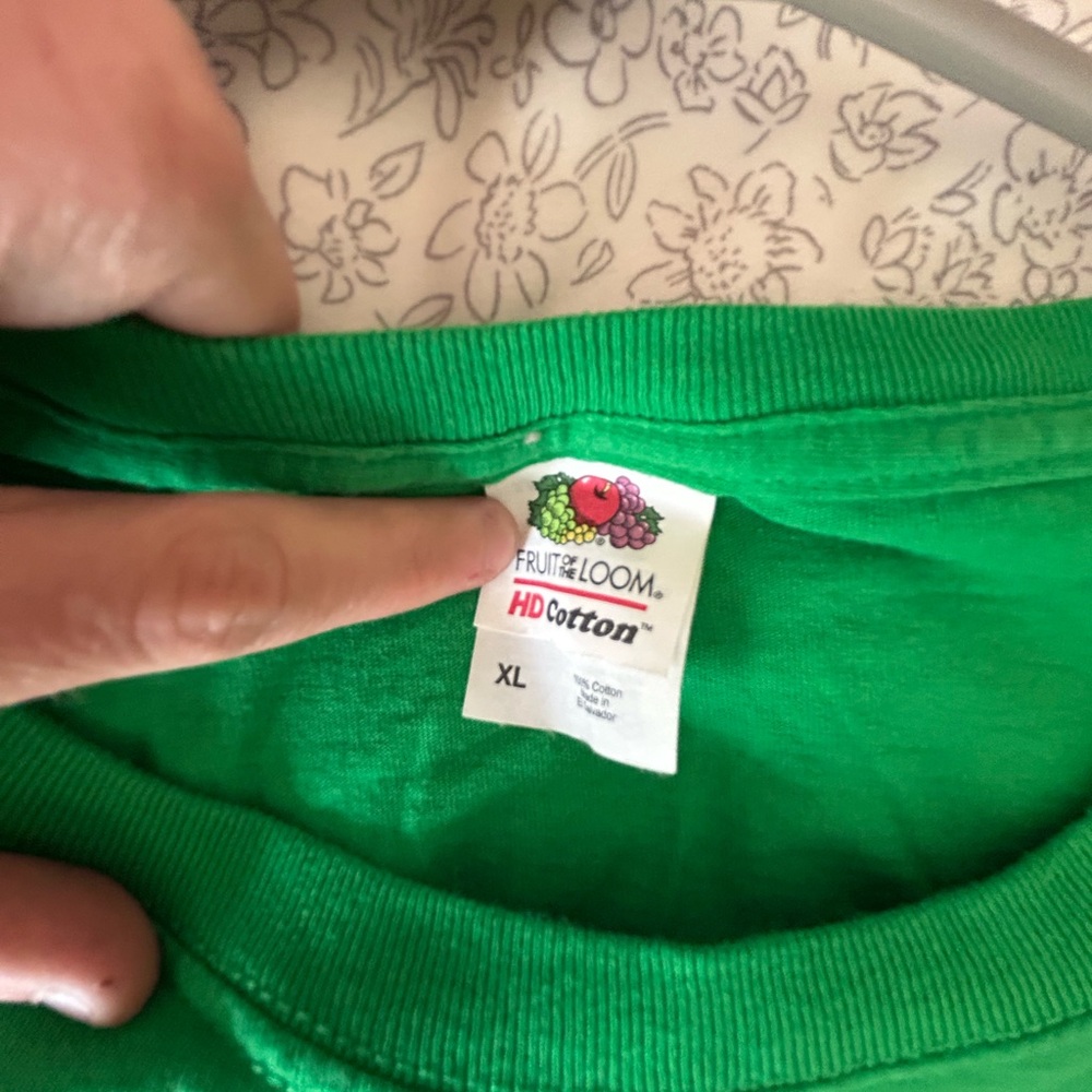Fruit of the Loom Vibrant Green HD Cotton Tee